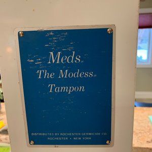 REDUCED!!! Only 1 left.......Antique Tampon Dispenser